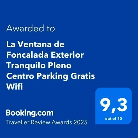 La Ventana De Foncalada Exterior Tranquilo Pleno Centro Parking Gratis Wifi דירה